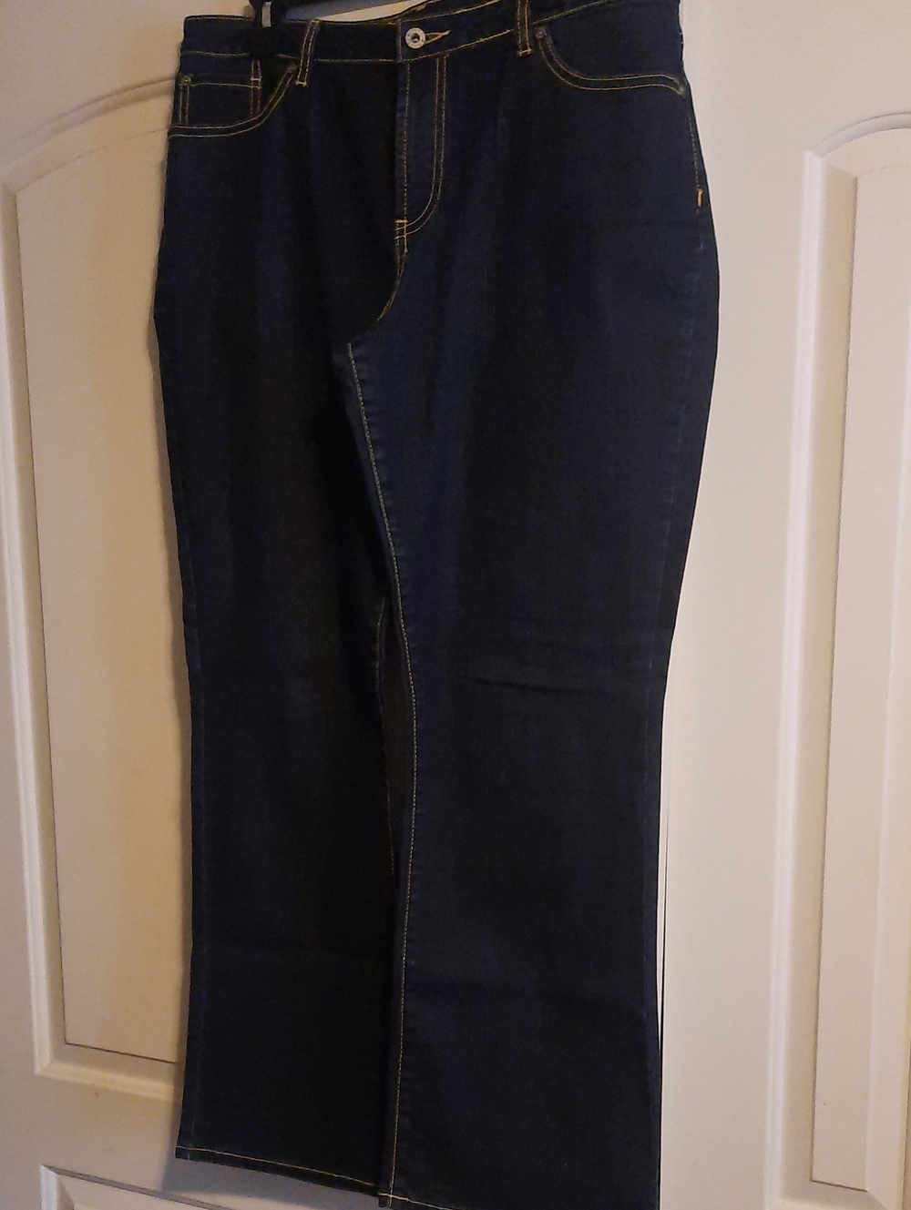 Women's Dark Blue Straight-Leg Jeans